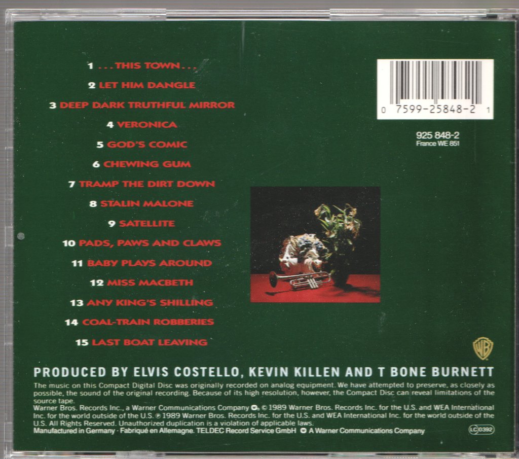 Elvis Costello - Spike - Cd