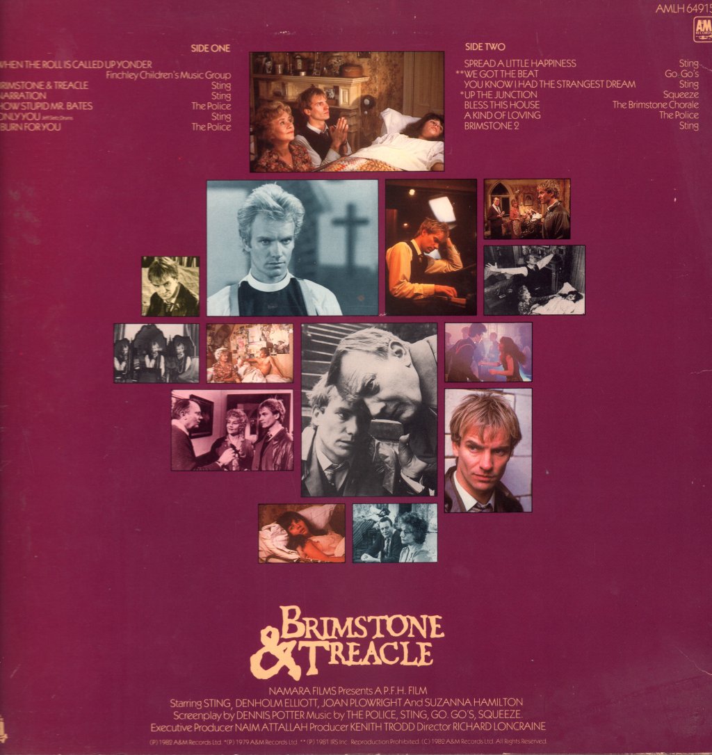 Various Artists - Brimstone And Treacle (Soundtrack) - Lp