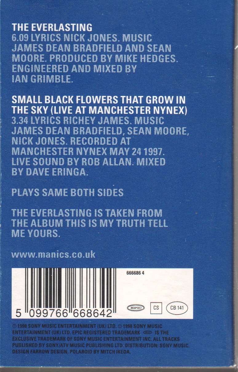 Manic Street Preachers - Everlasting - Cassette