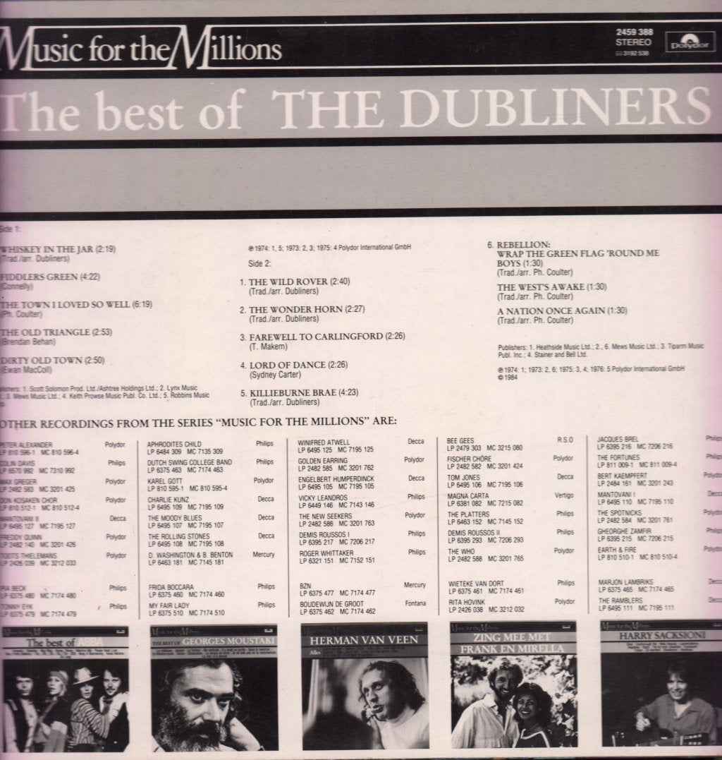 Dubliners - Best Of - Lp