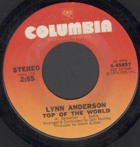 Lynn Anderson - Top Of The World - 7 Inch
