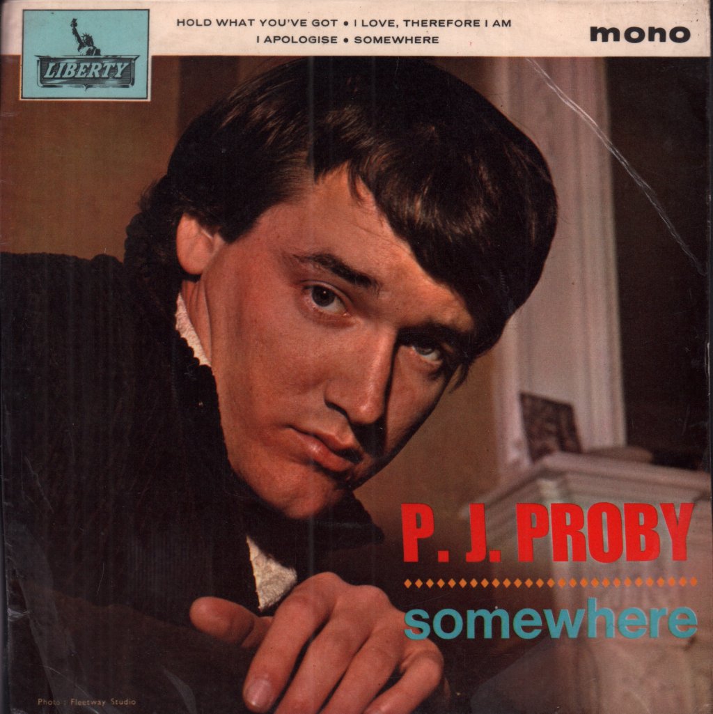 P.J. Proby - Somewhere - 7 Inch