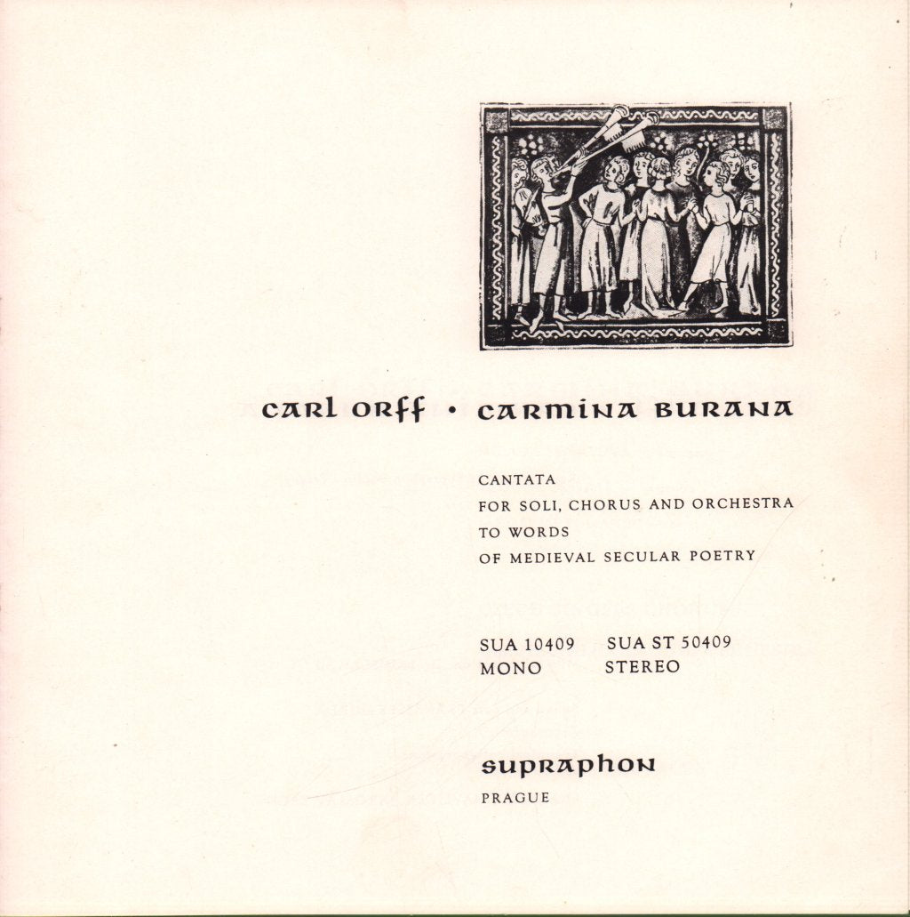 Carl Orff - Carmina Burana - Lp