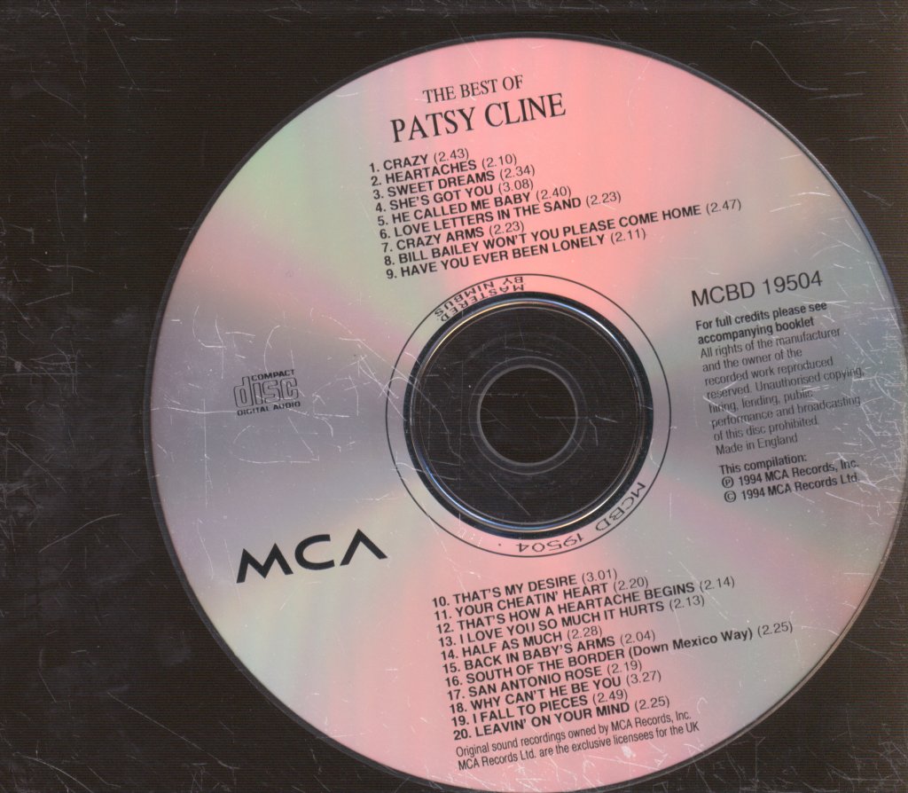 Patsy Cline - Best Of Patsy Cline - Cd
