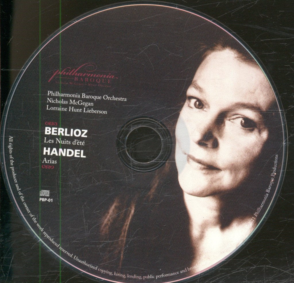Philharmonia Baroque Orchestra, Nicholas McGegan - Berlioz, Handel - Les Nuits d'Été, Arias - Cd