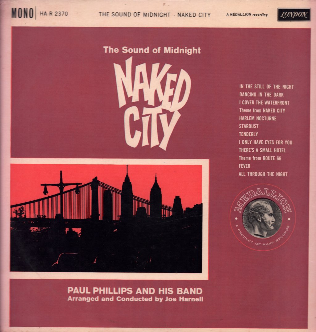 paul phillips and his band - Sound Of Midnight Naked City - Lp
