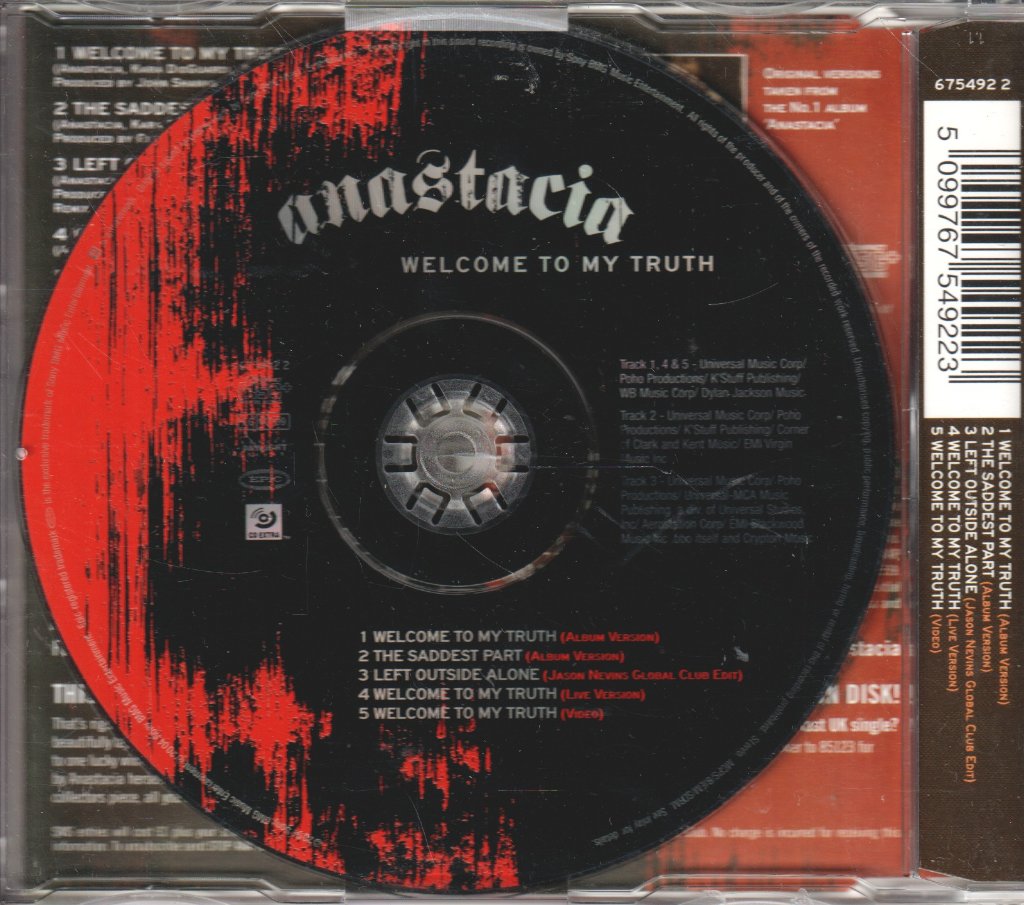 Anastacia - Welcome To My Truth - Cd