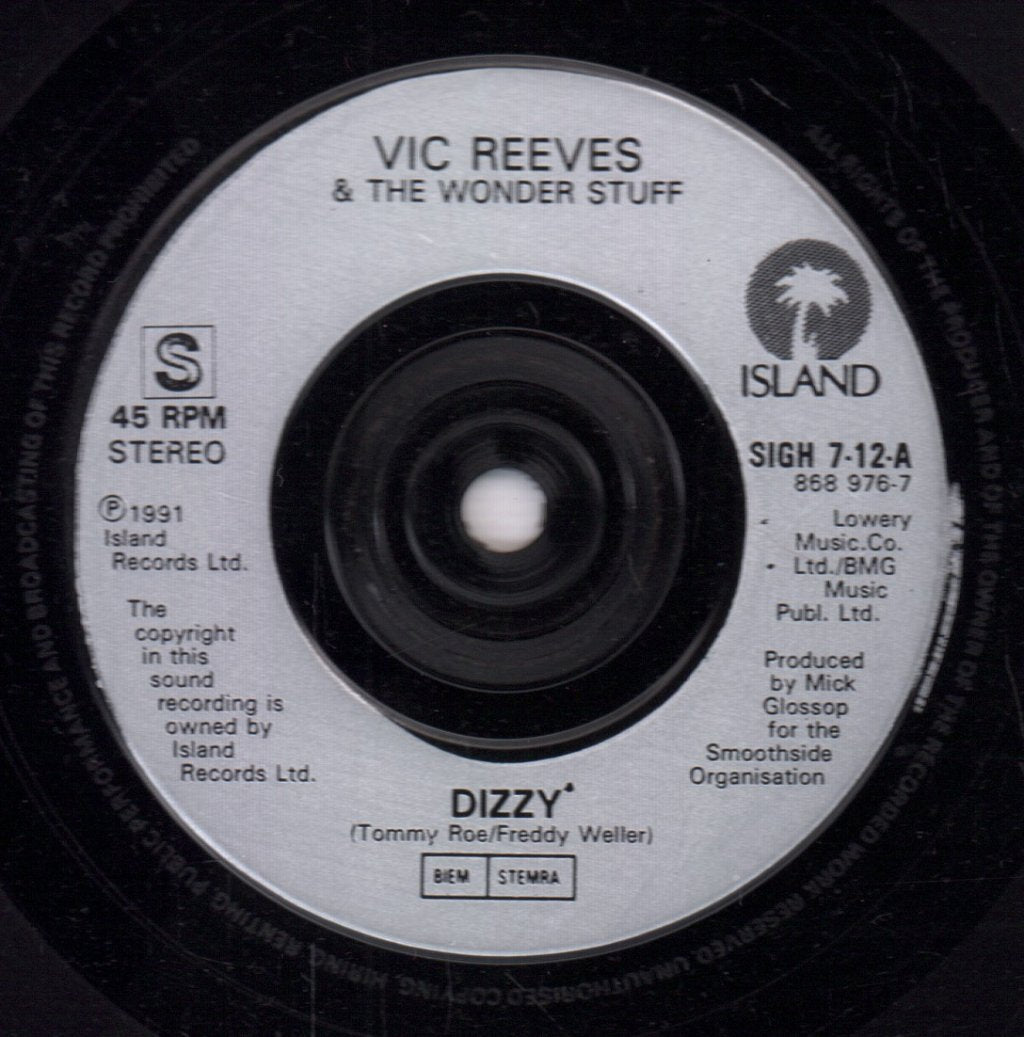 Vic Reeves And The Wonder Stuff - Dizzy - 7 Inch