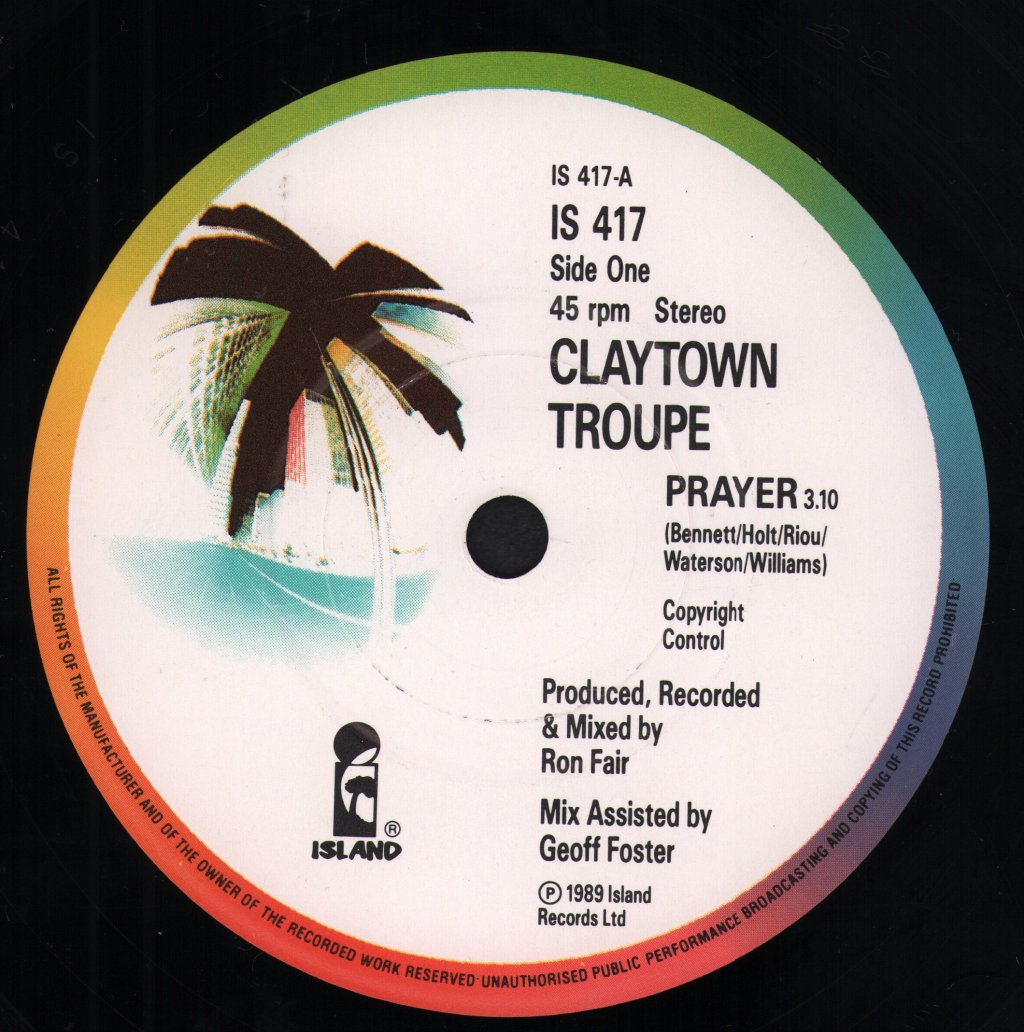 Claytown Troupe - Prayer - 7 Inch