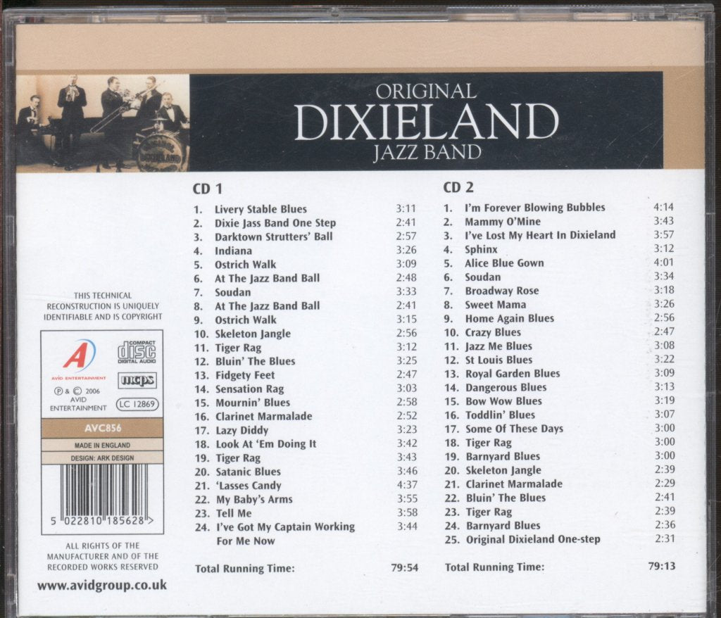 Original Dixieland Jazz Band - Essential Collection - Original Dixieland Jazz Band - Double Cd