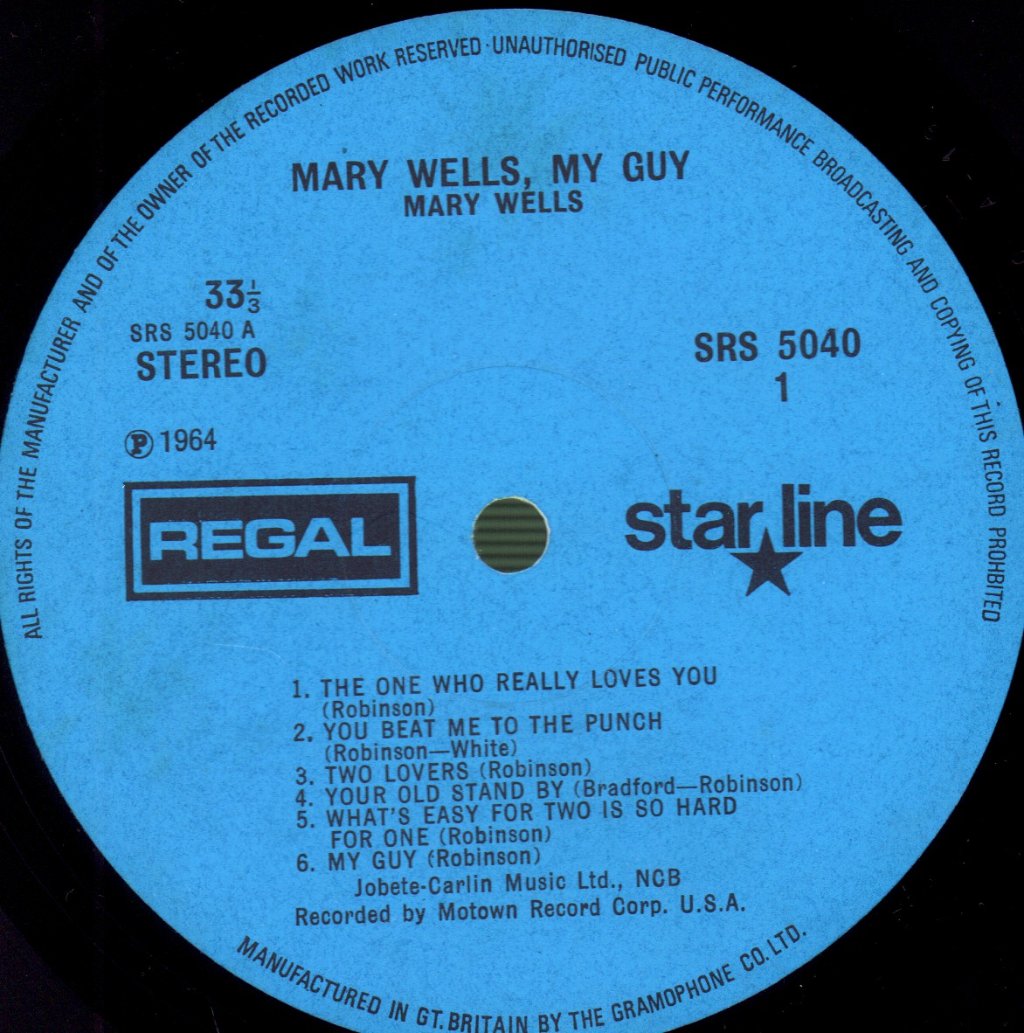 Mary Wells - My Guy - Lp