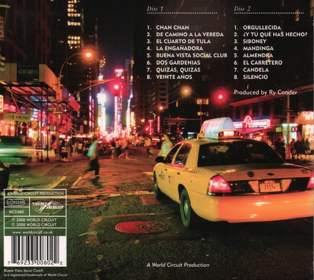 Buena Vista Social Club - Buena Vista Social Club At Carnegie Hall - Double Cd