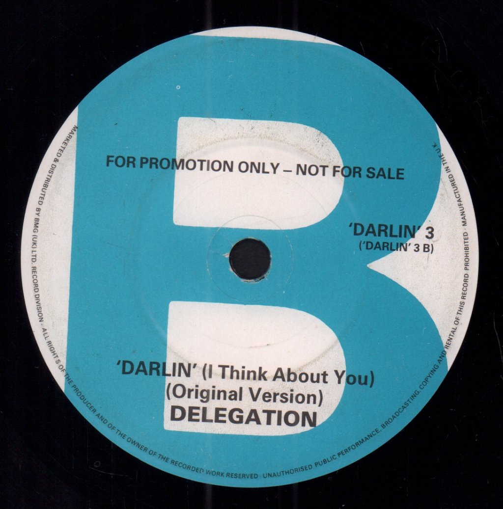 Delegation - Darlin' - 7 Inch