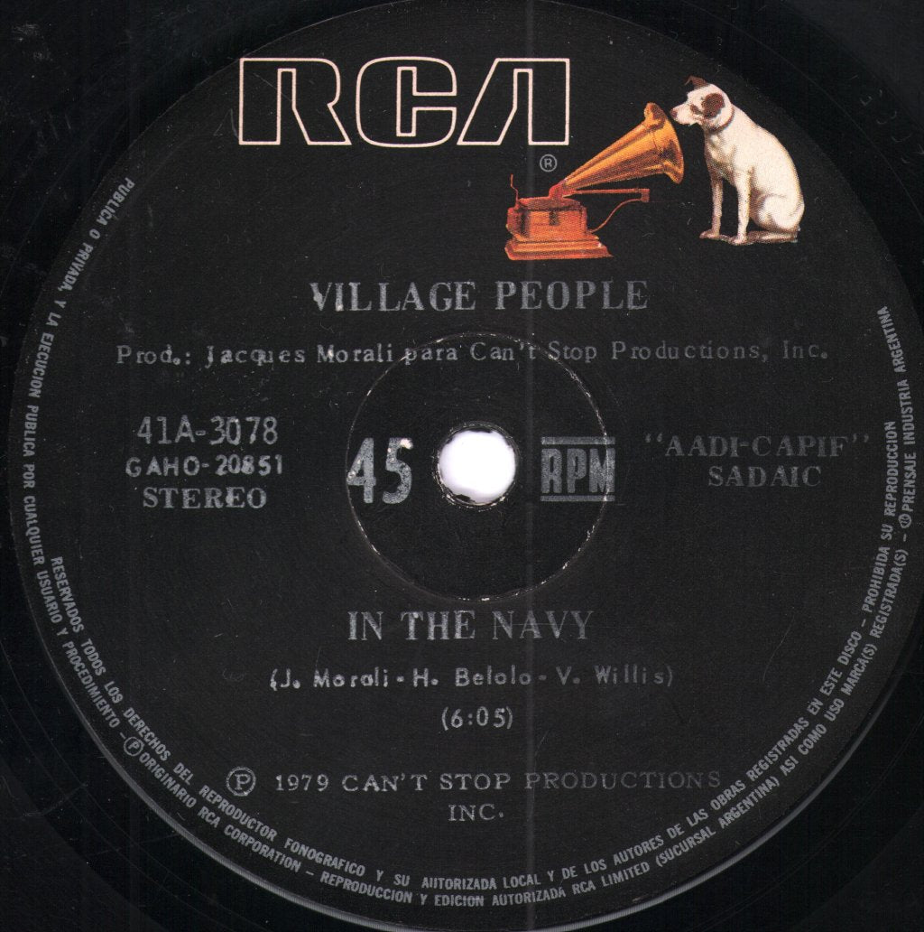 Village People - In The Navy - 7 Inch