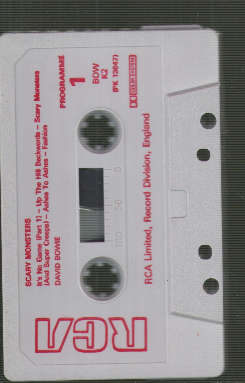 David Bowie - Scary Monsters - Cassette