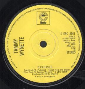 Tammy Wynette - Divorce - 7 Inch