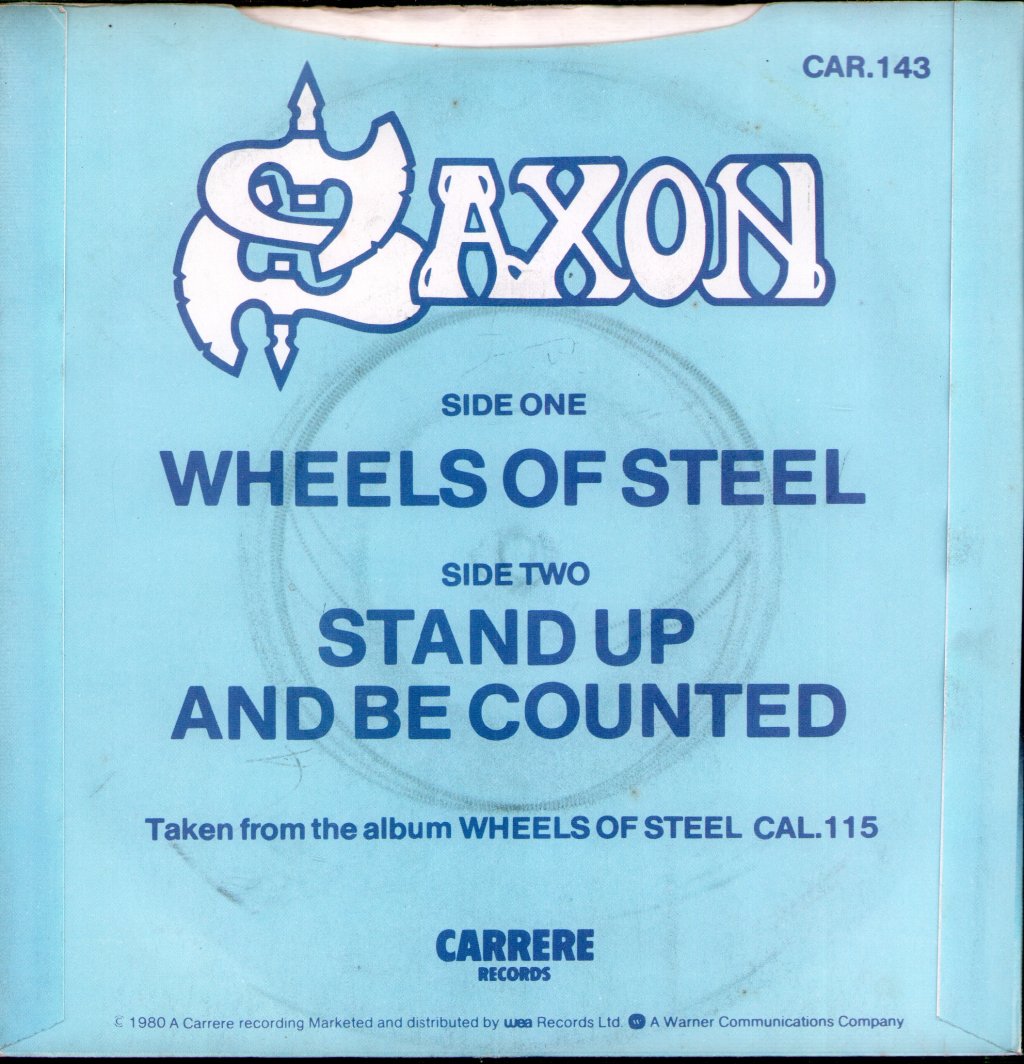 Saxon - Wheels Of Steel - 7 Inch