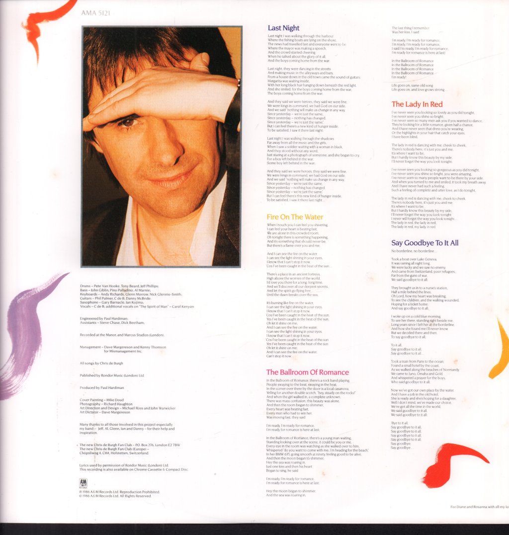 Chris De Burgh - Into The Light - Lp
