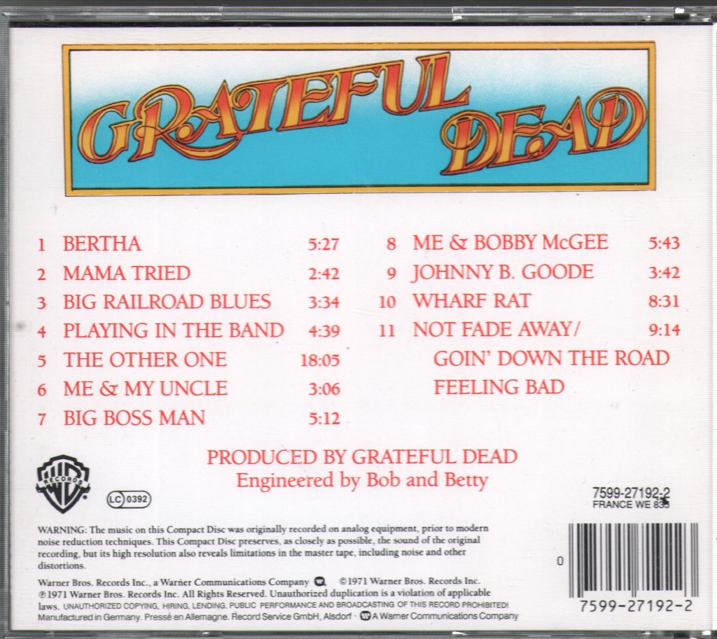 Grateful Dead - Grateful Dead - Cd