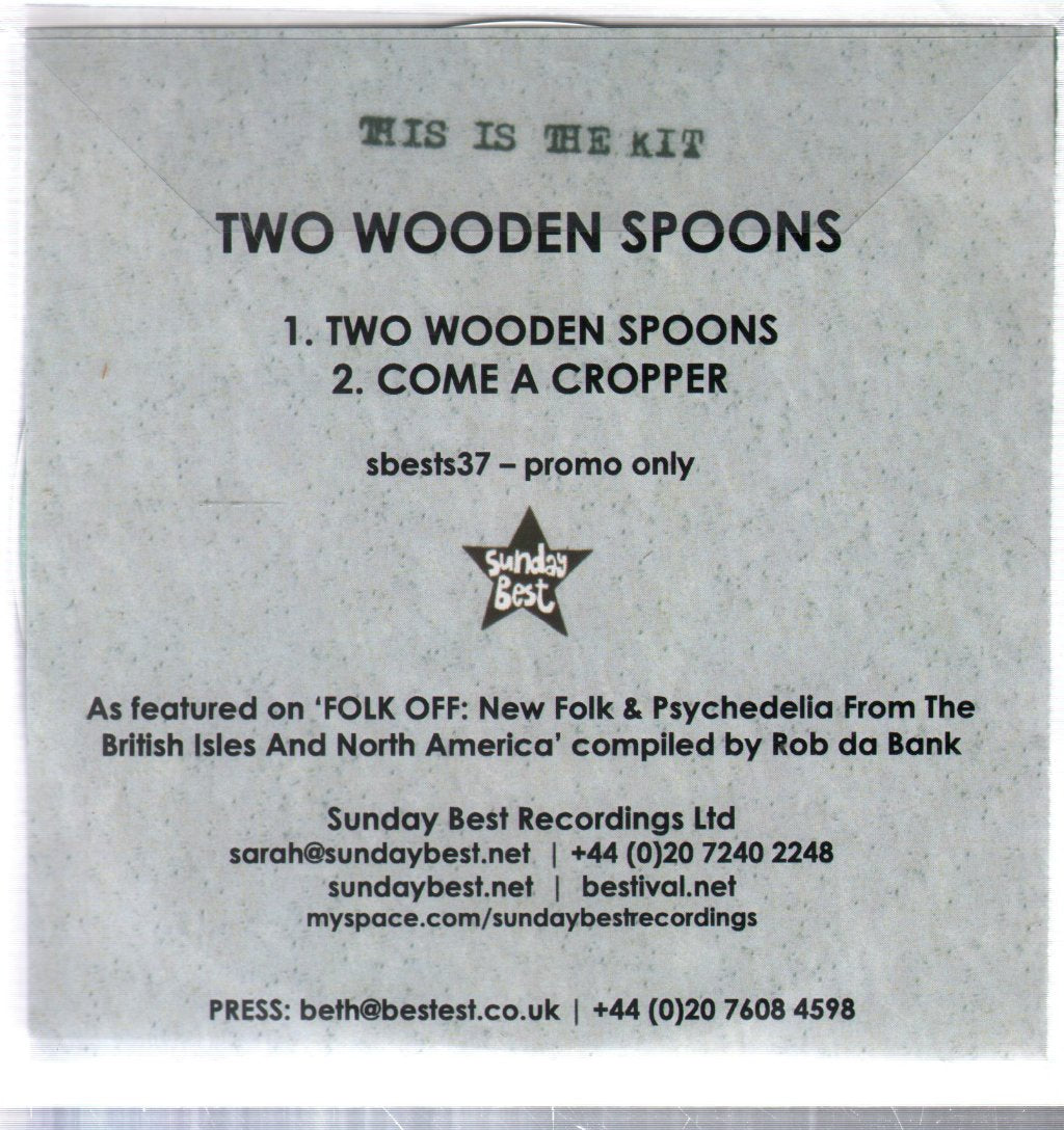 This Is The Kit - Two Wooden Spoons - Cdr