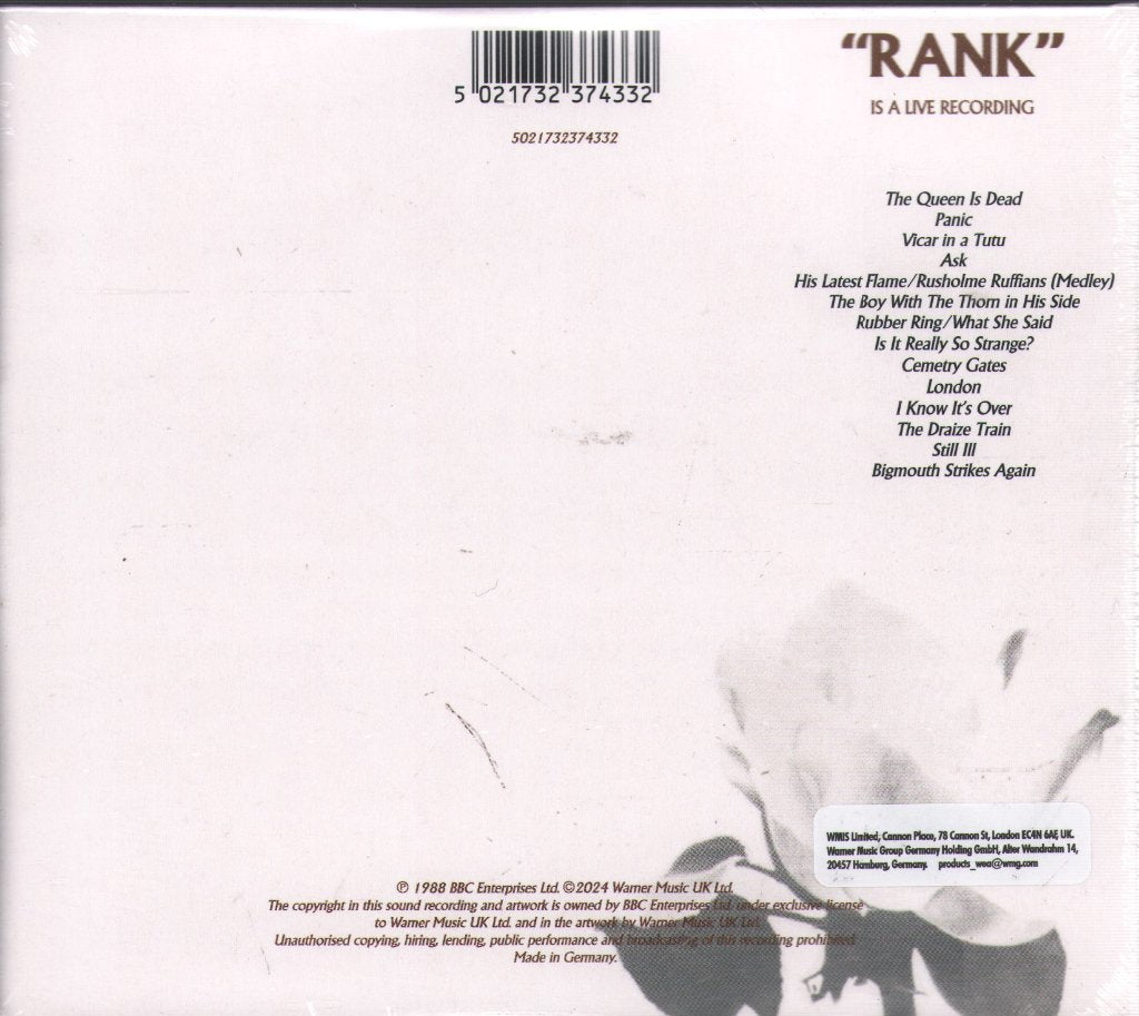 Smiths - Rank - Cd