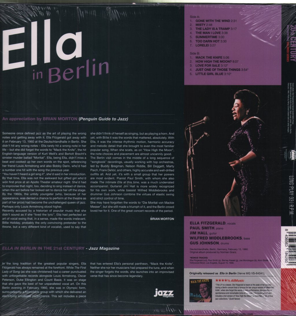 Ella Fitzgerald - Ella In Berlin - Lp