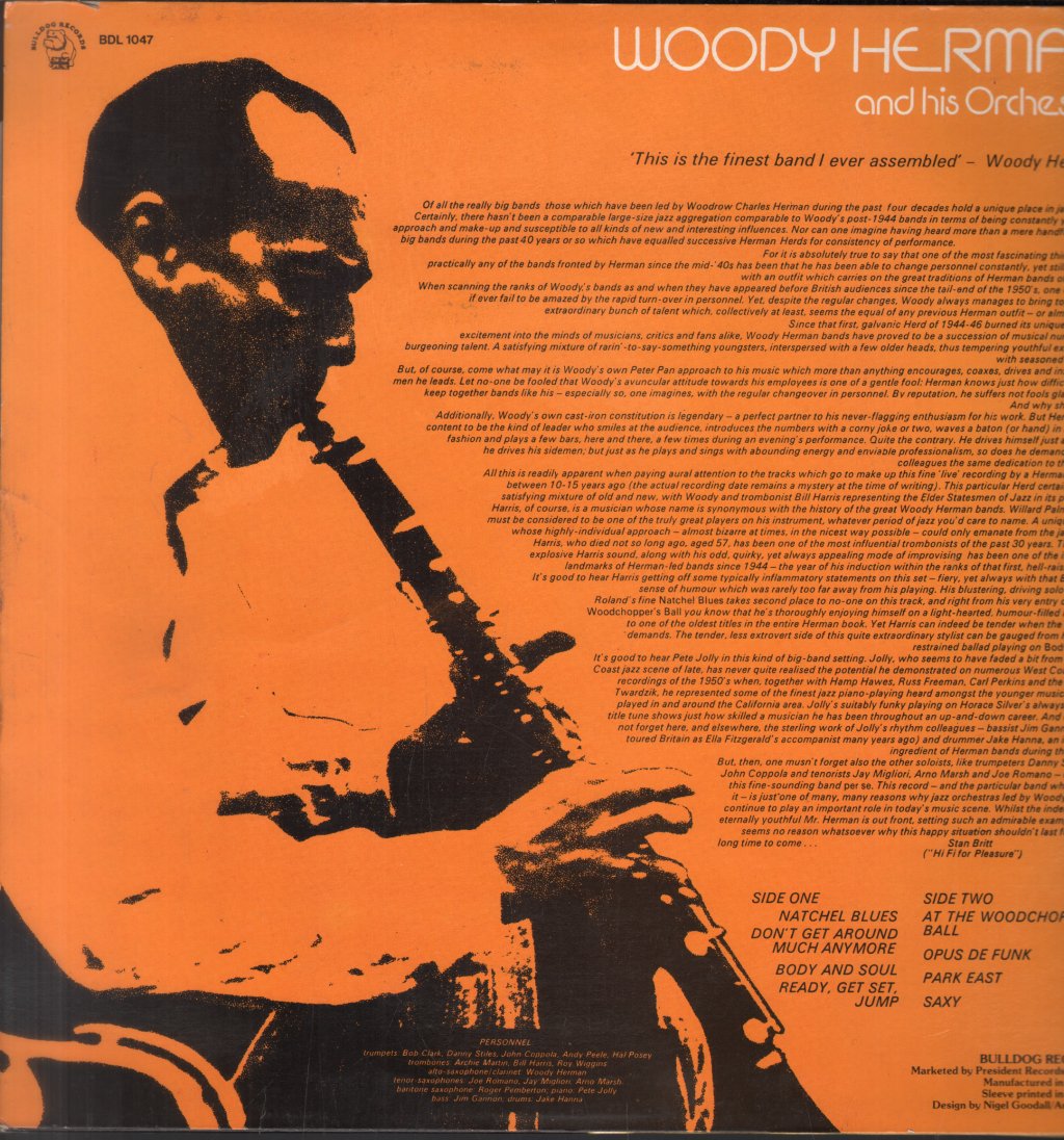 Woody Herman And His Orchestra - Pre-Herds - Lp