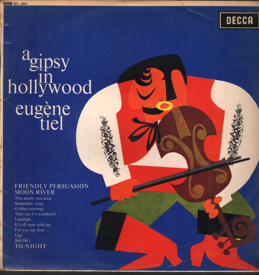 Eugene Tiel - A Gipsy In Hollywood - Lp