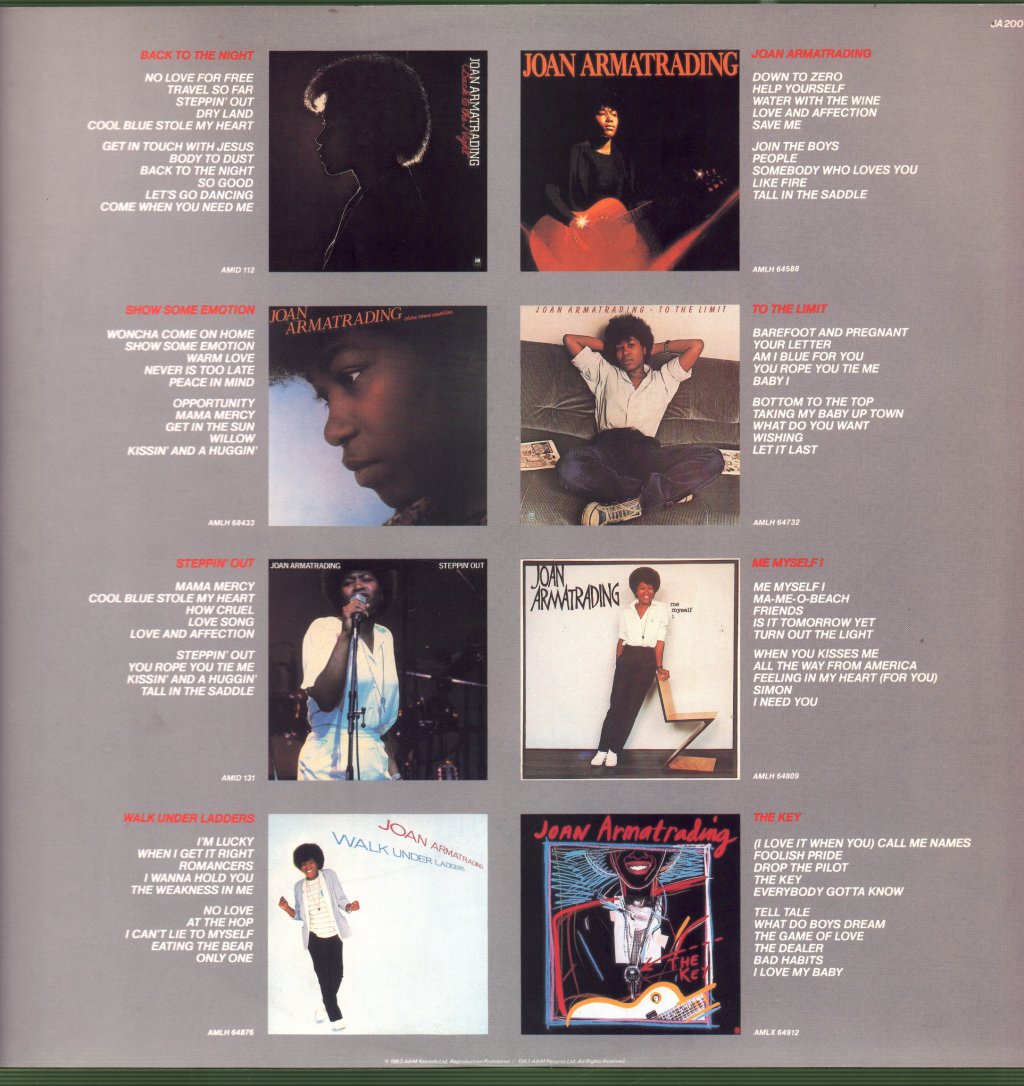 Joan Armatrading - Track Record - Lp