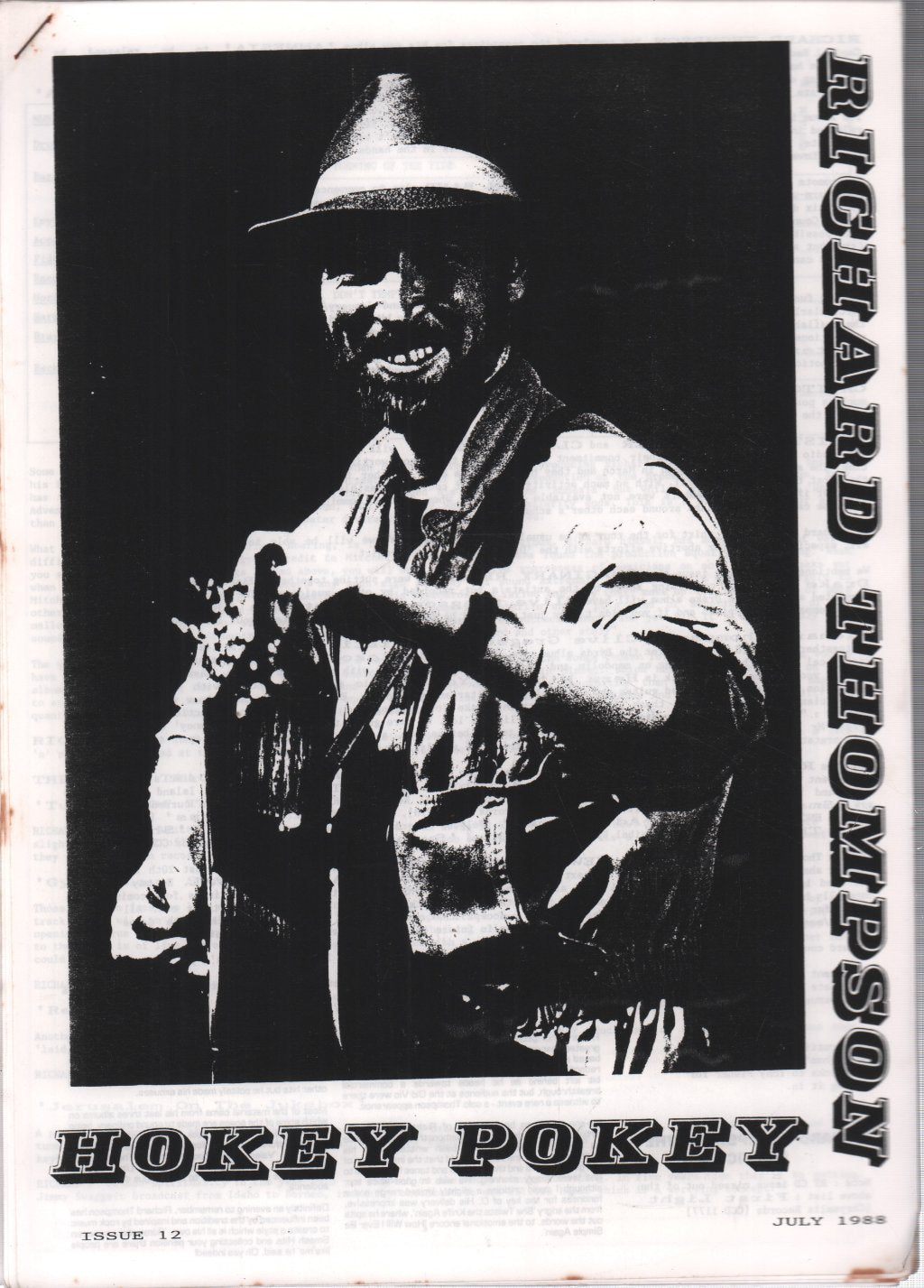 Richard Thompson - Hokey Pokey 12 - Autumn 1988 - Fanzine