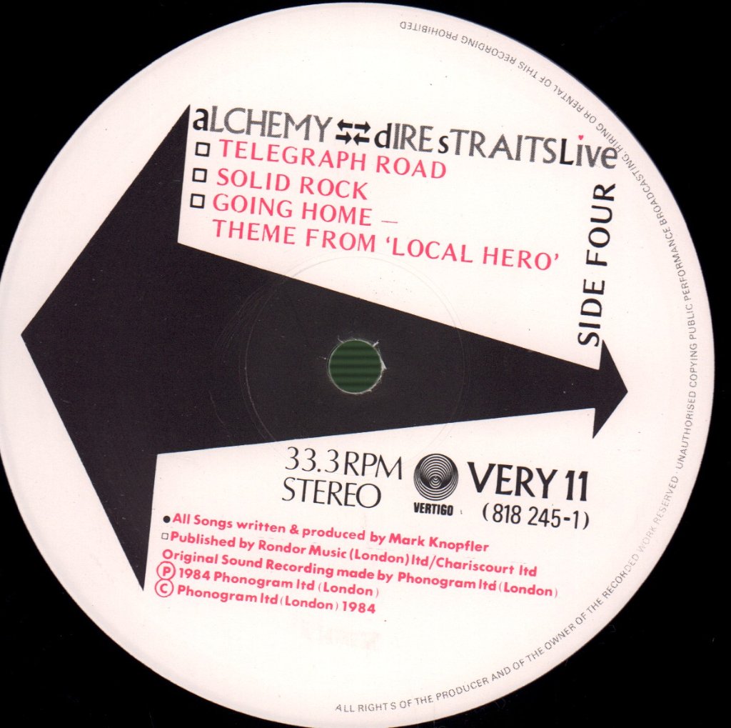 Dire Straits - Alchemy - Double Lp
