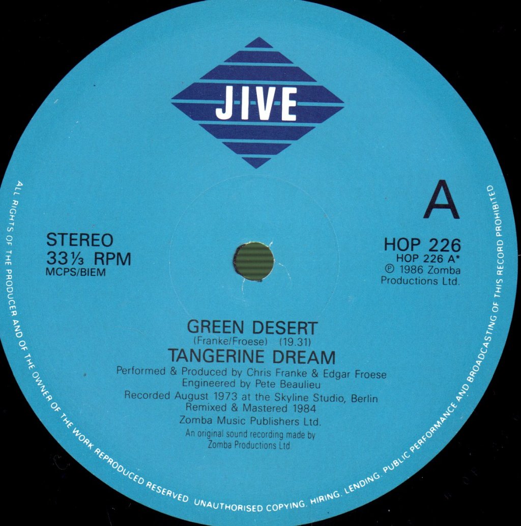 Tangerine Dream - Green Desert - Lp