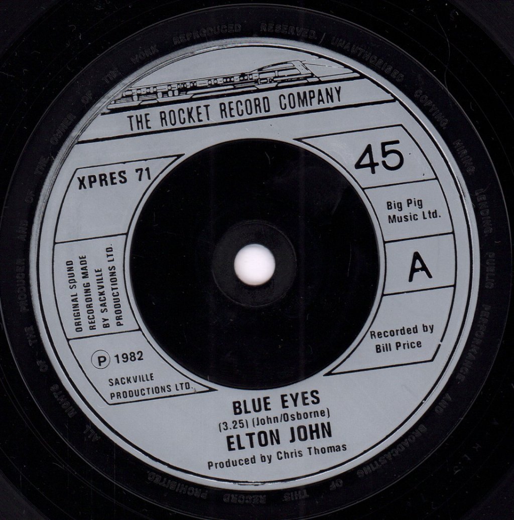 Elton John - Blue Eyes - 7 Inch