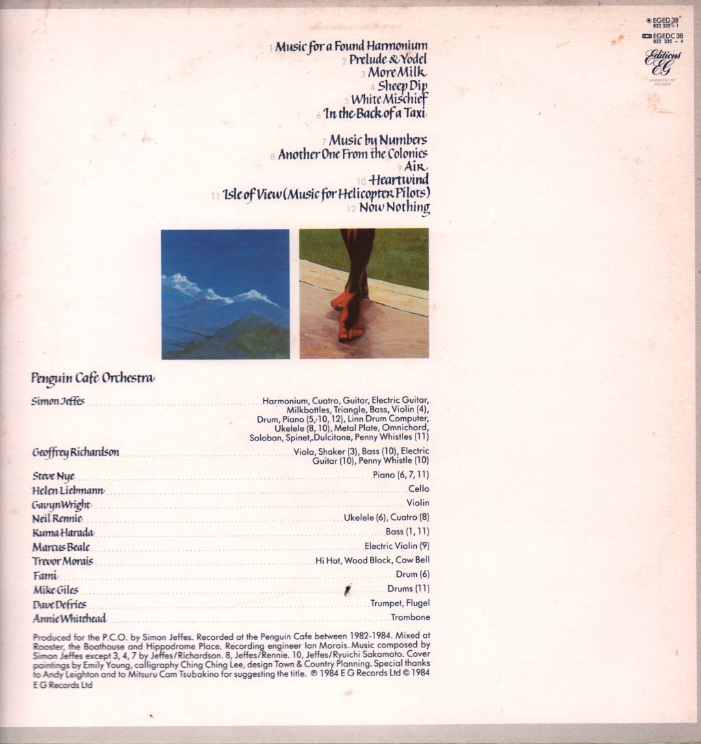 Penguin Cafe Orchestra - Broadcasting From Home - Lp
