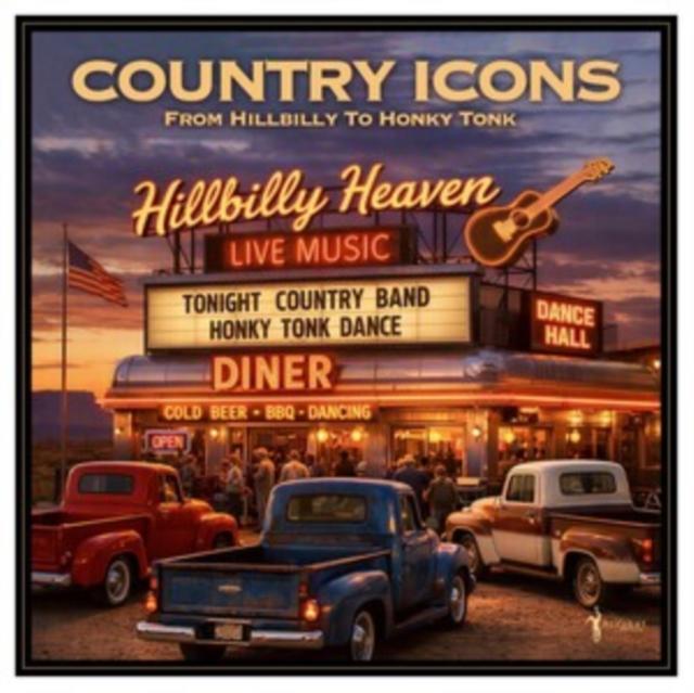 Various Artists - Various Artists - Country Icons: From Hillbilly To Honky Tonk. National Album Day UK Exclusive. Ltd Ed. 180g Sunburst Vinyl. - Lp