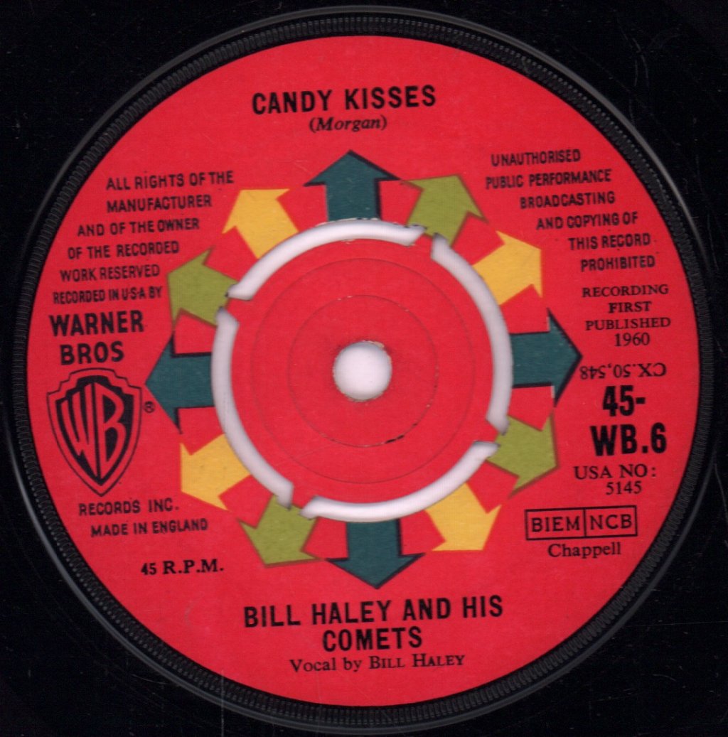 Bill Haley And His Comets - Candy Kisses - 7 Inch