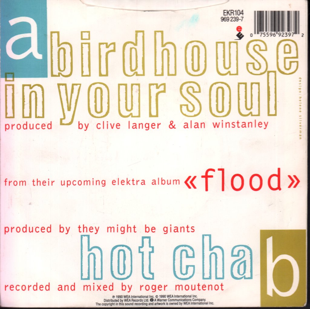 They Might Be Giants - Birdhouse In Your Soul - 7 Inch