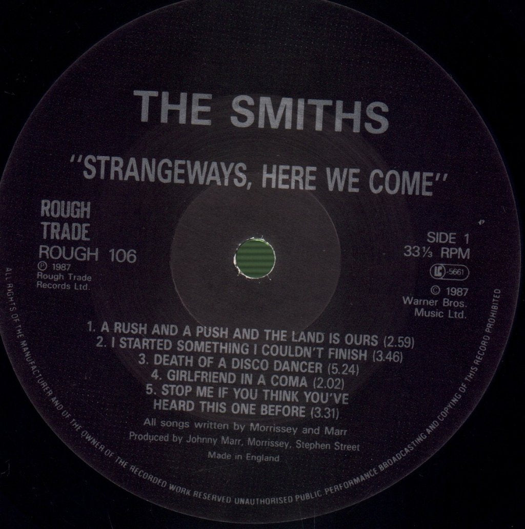Smiths - Strangeways Here We Come - Lp