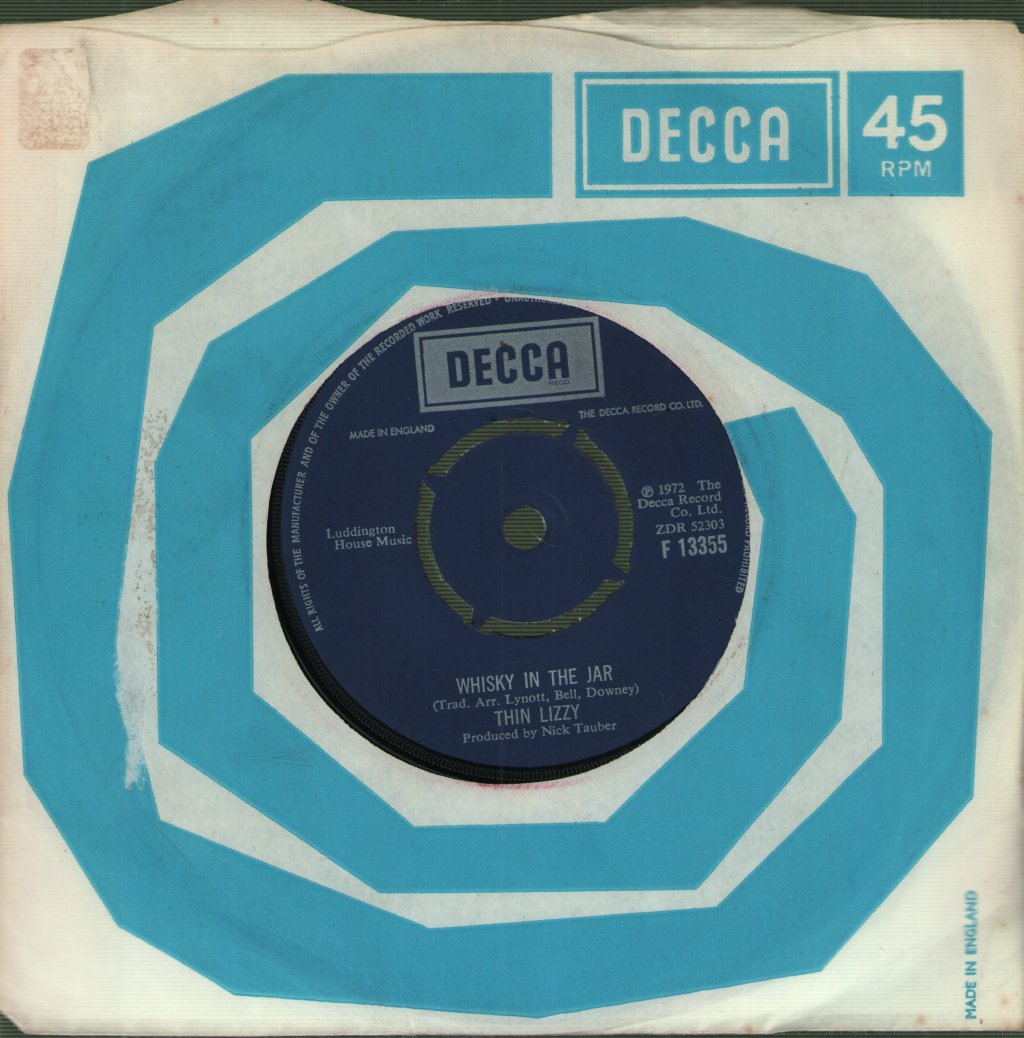 Thin Lizzy - Whisky In The Jar - 7 Inch