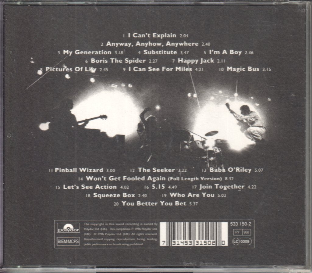 Who - My Generation The Very Best Of - Cd