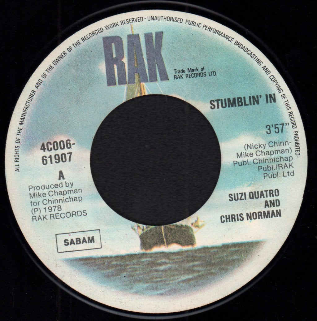 Suzi Quatro - Stumblin' In - 7 Inch