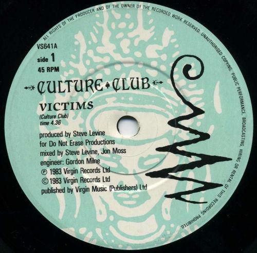 Culture Club - Victims - 7 Inch
