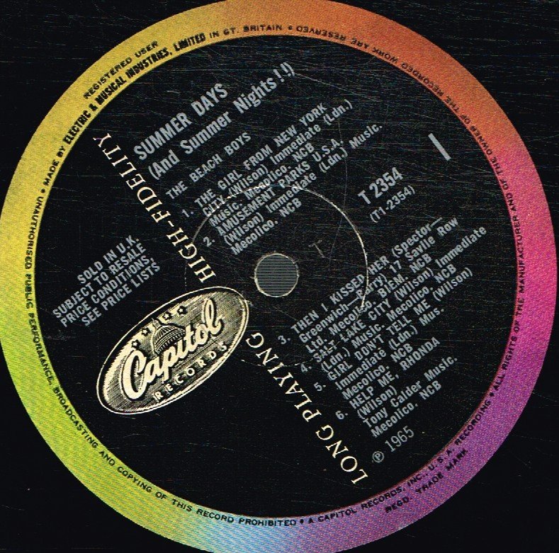 Beach Boys - Summer Days - Lp