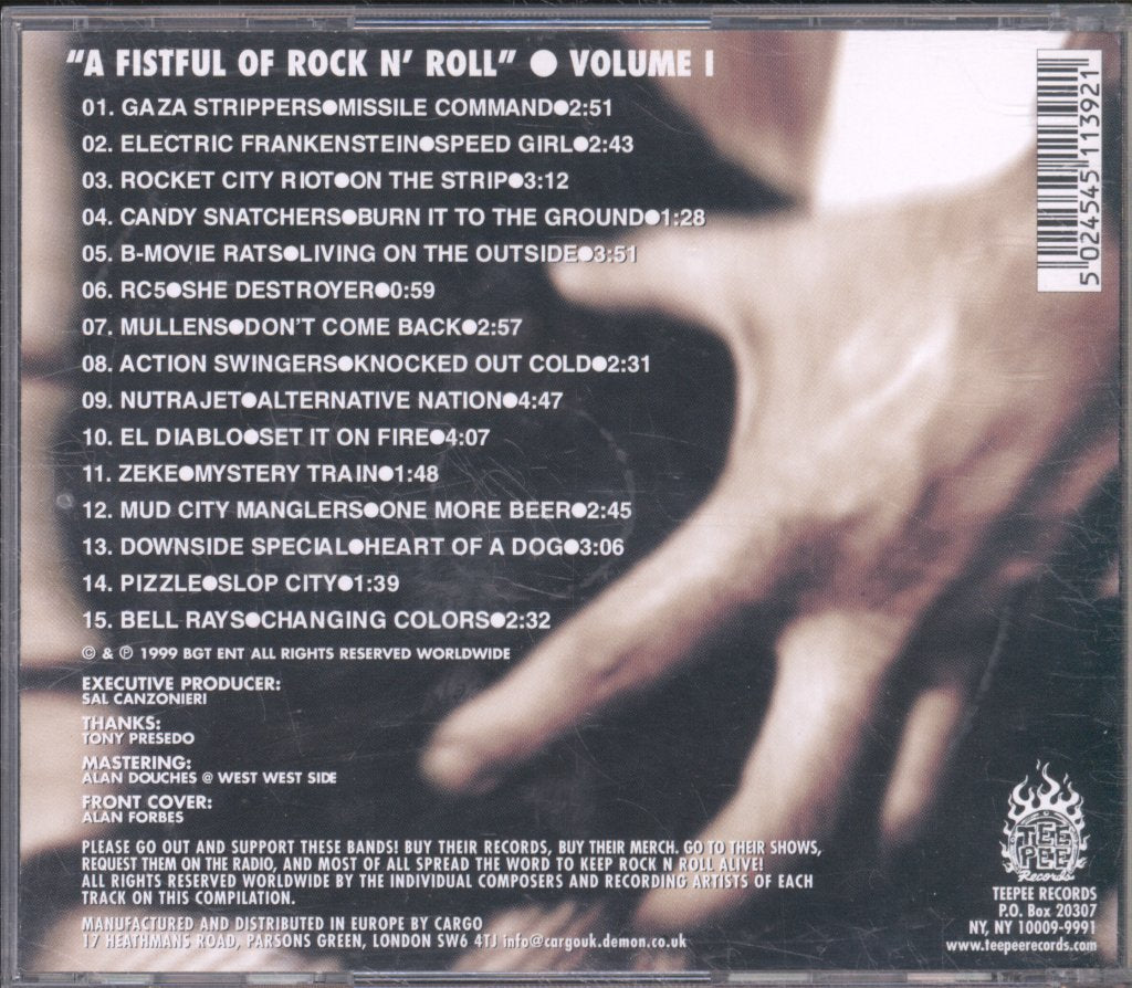 Various Artists - A Fistful Of Rock N' Roll! Volume 1 - Cd