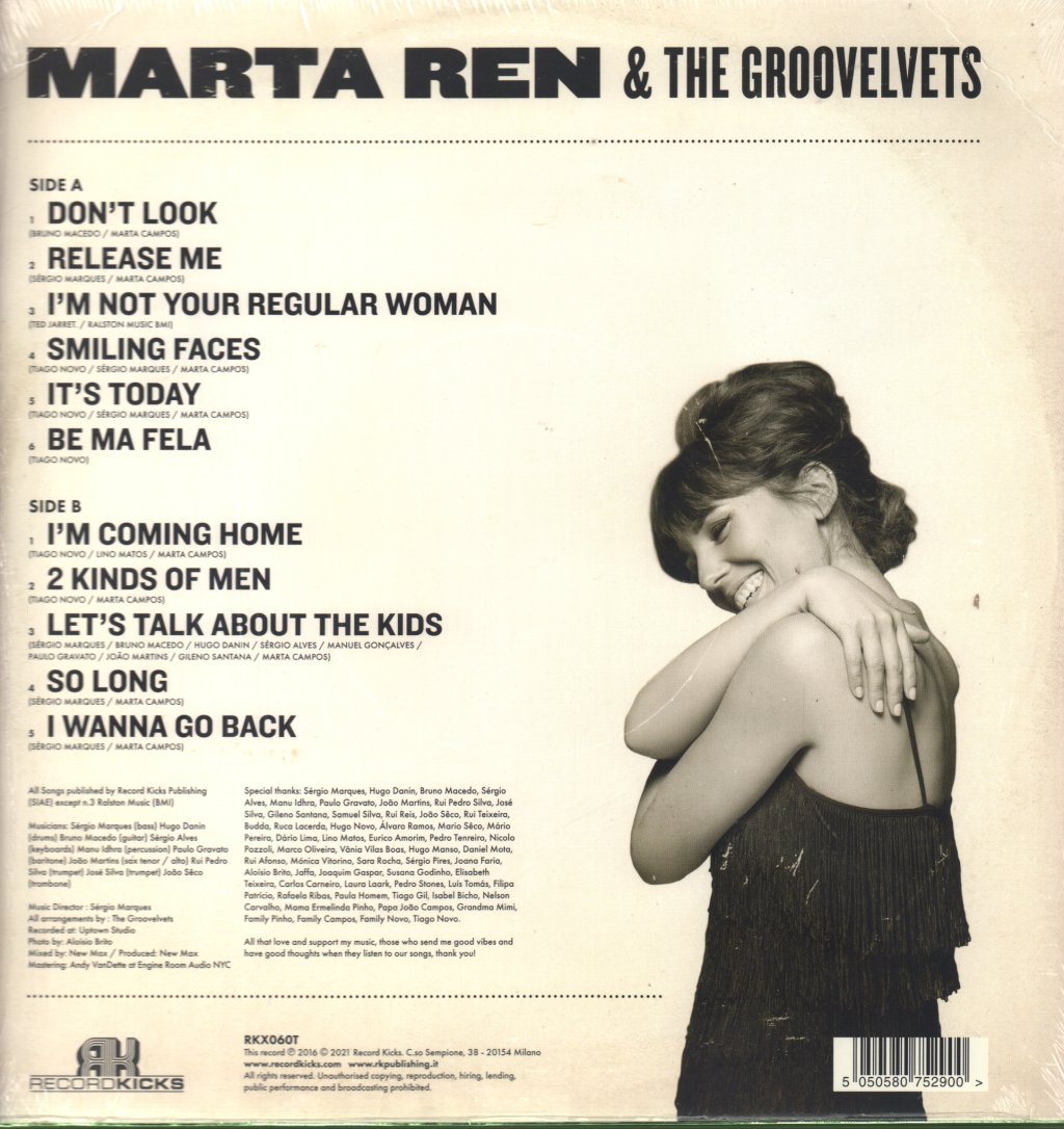 Marta Ren & The Groovelvets - Stop Look Listen - Lp