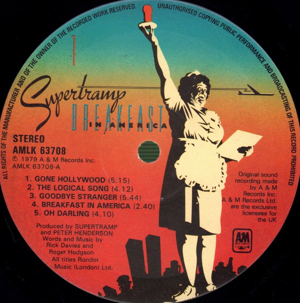 Supertramp - Breakfast In America - Lp