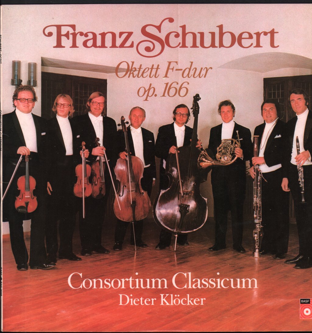 Consortium Classicum / Dieter Klöcker - Franz Schubert - Octet In F Major, Op. 166 - Lp