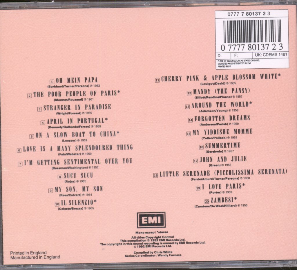 Eddie Calvert - Best Of "The EMI Years" - Cd