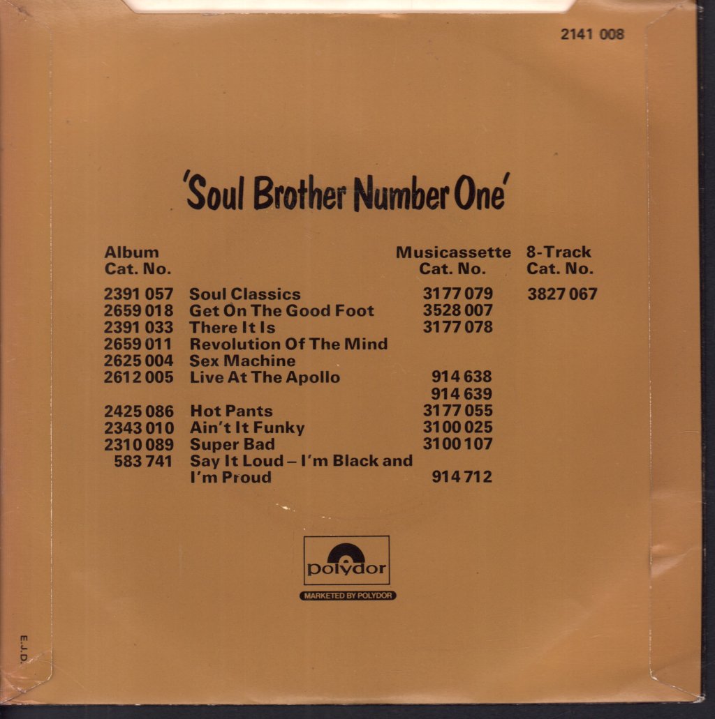 James Brown - Soul Classics - 7 Inch