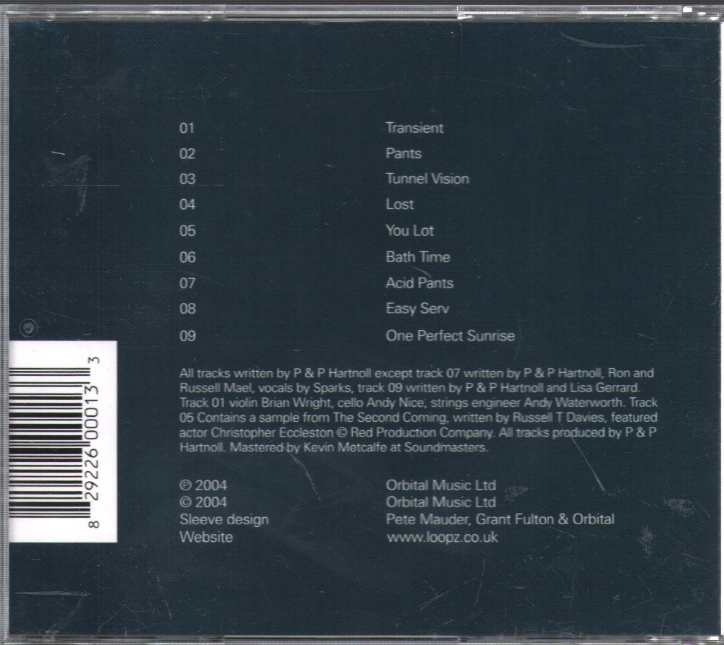 Orbital - Blue Album - Cd